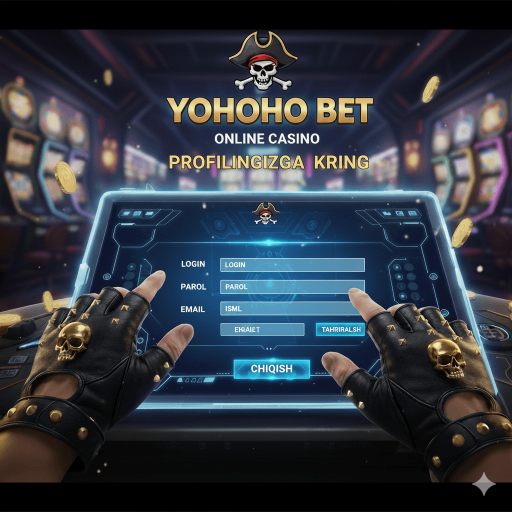 YOHOHO BET onlayn kazino profilingizga kiring