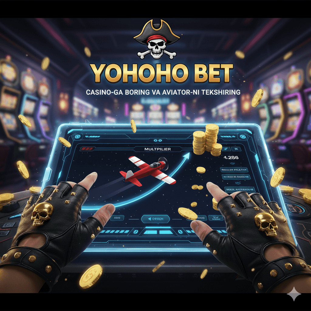 YOHOHO BET Casino-ga boring va Aviator-ni tekshiring